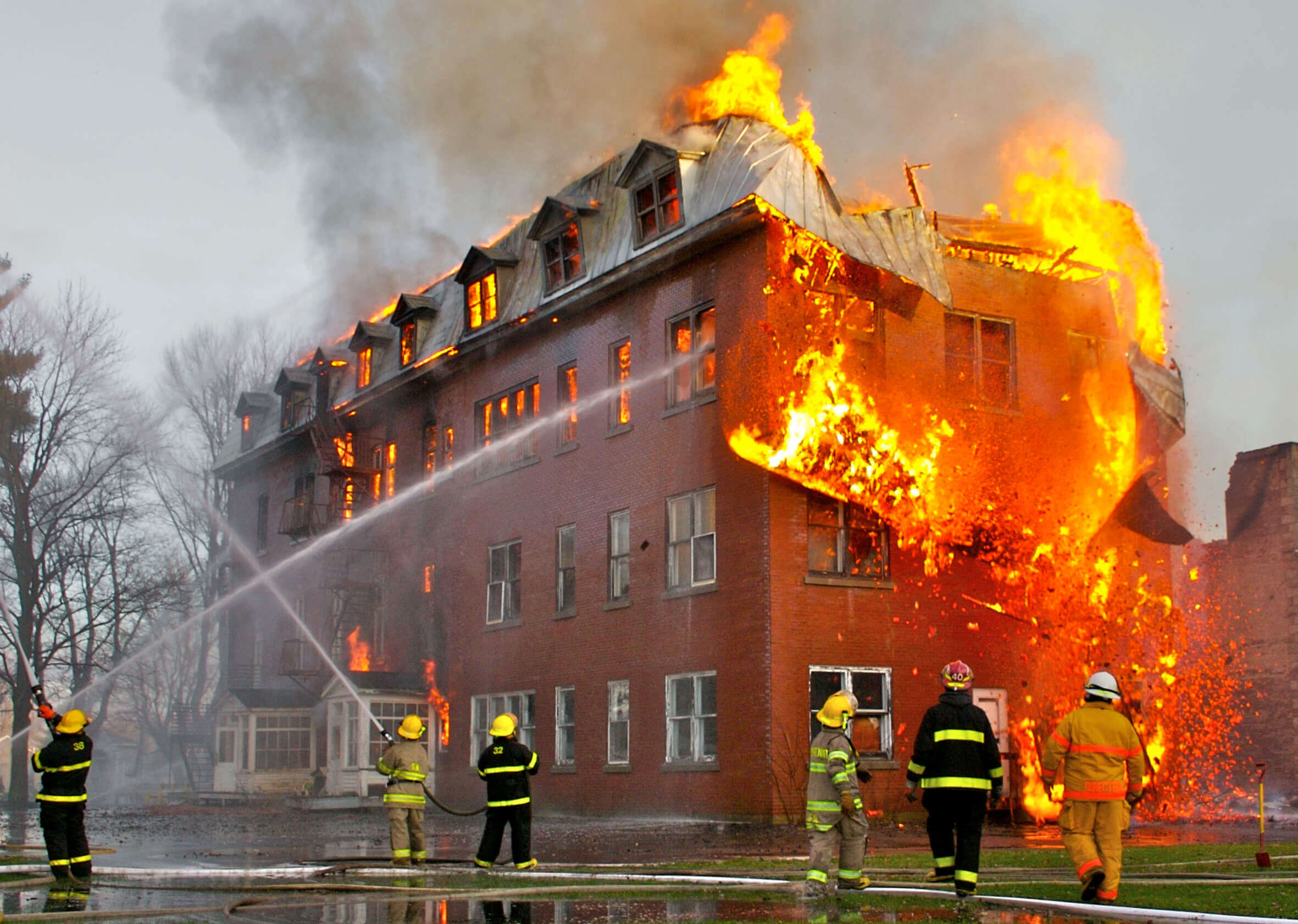 Mur et séparation coupe-feu