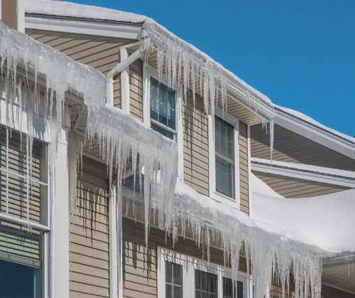 Ice dam, water infiltration, mould, condensation, inadequate ventilation attic inspection