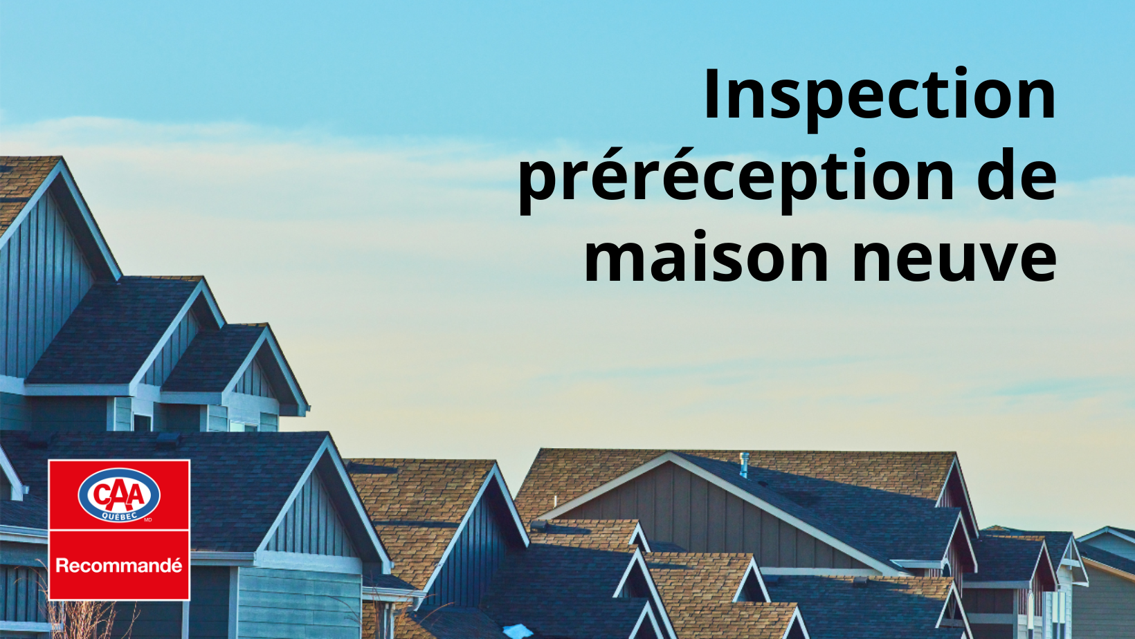 Inspection préréception d'une maison neuve