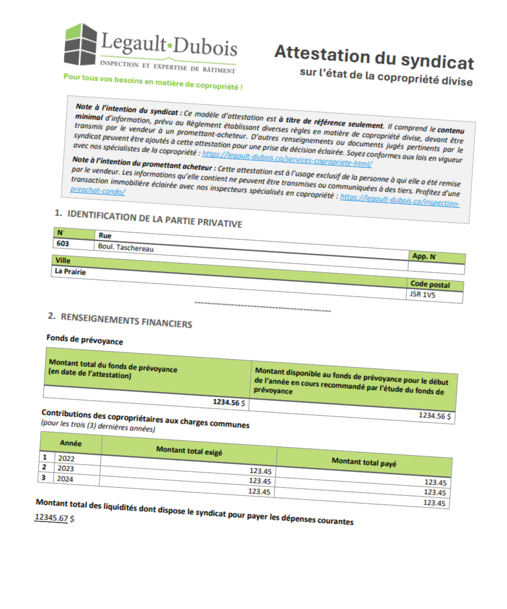 attestation etat copropriete_EXEMPLE
