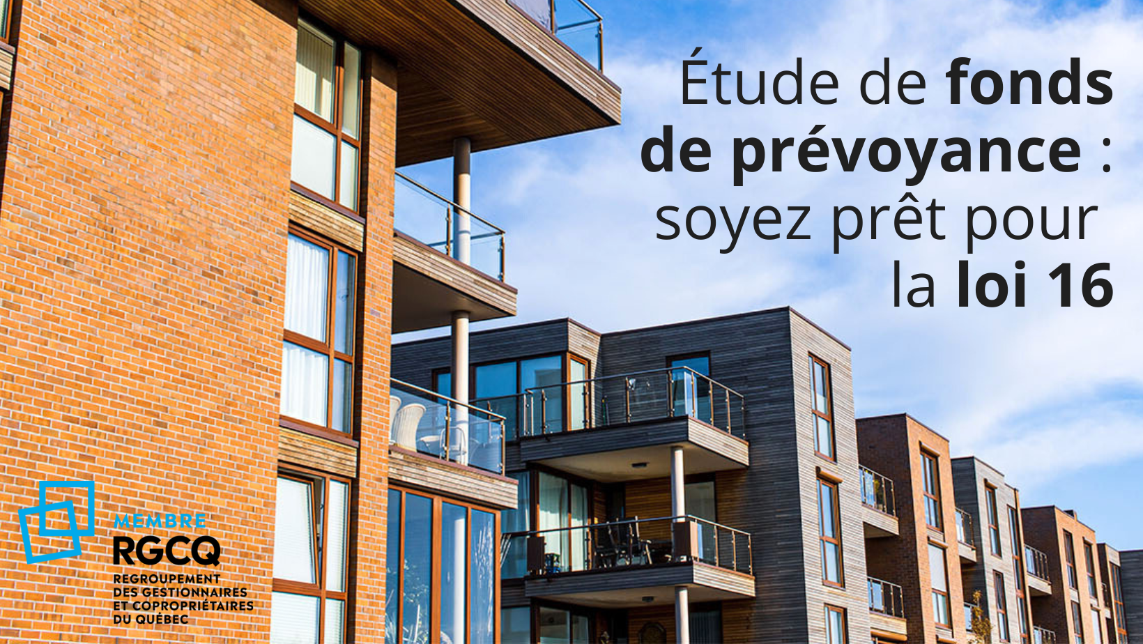 FONDS de PREVOYANCE copropriété