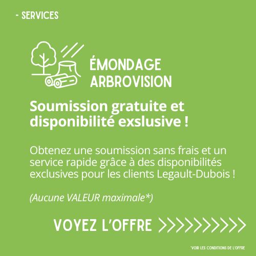 offre Émondage Arbrovision
