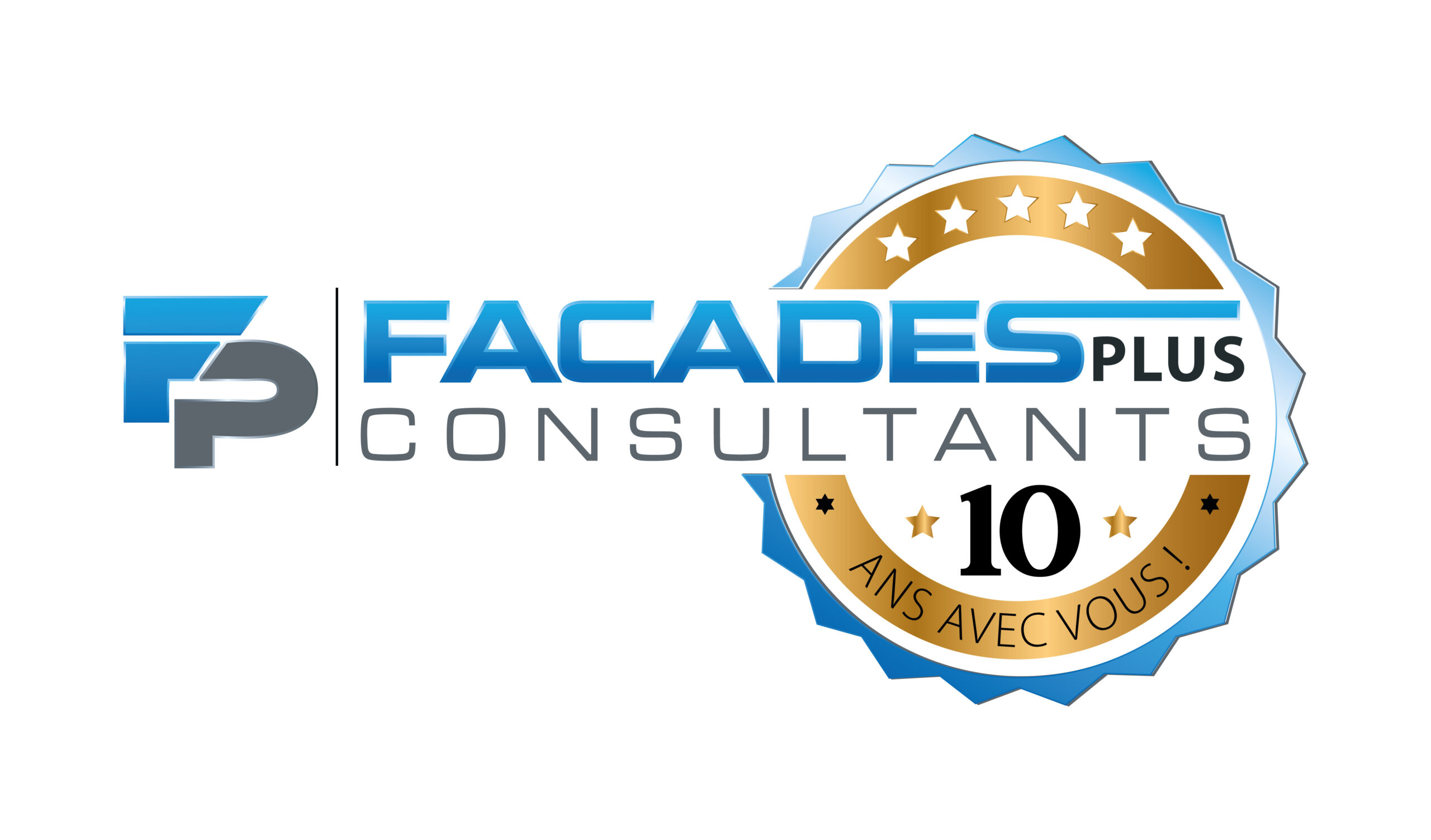 facade plus logo blanc