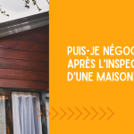 négociation après inspection maison